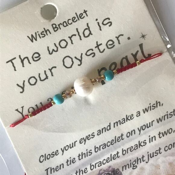 Wish Bracelet - real pearl wish bracelet in original packaging - Picture 1 of 6